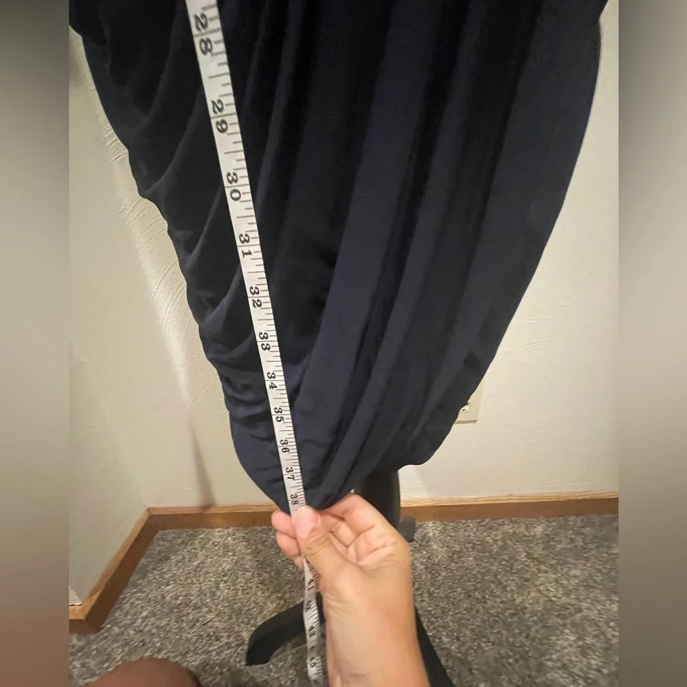 Inc black shirt sleeve dress with butterfly beaded detail - Picture 3 of 8